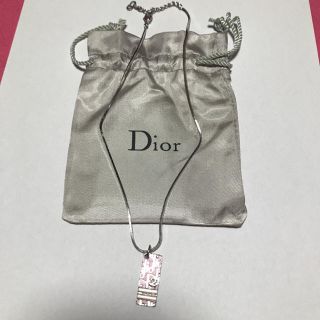 クリスチャンディオール(Christian Dior)のディオール トロッターネックレス  ピンク(ネックレス)