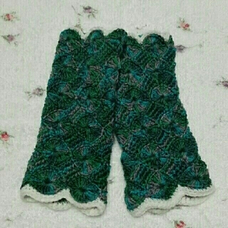 暖かい手編みのハンドウォーマー〜♡(手袋)