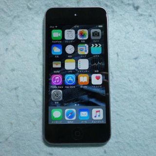 アイポッドタッチ(iPod touch)のiPod touch 第五世代 スペースグレイ 16GB◆カメラ付き(ポータブルプレーヤー)