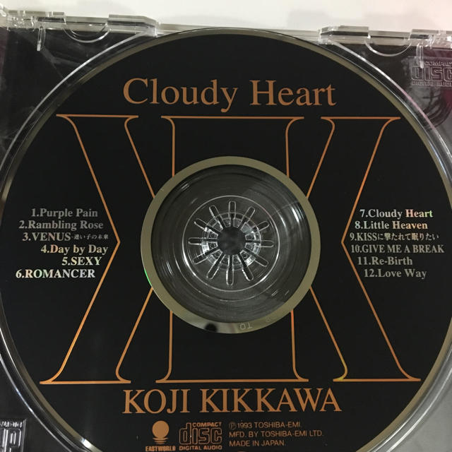 【中古CDアルバム】Cloudy Heart/吉川晃司 エンタメ/ホビーのCD(ポップス/ロック(邦楽))の商品写真