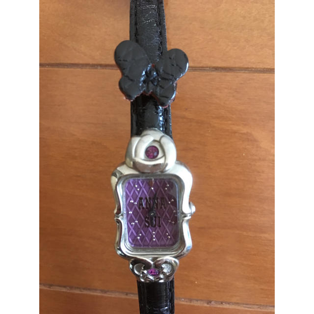 ANNA SUI(アナスイ)のANNA SUI 腕時計 アナスイ 蝶 黒 レディースのファッション小物(腕時計)の商品写真