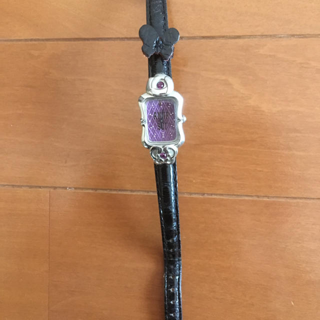 ANNA SUI(アナスイ)のANNA SUI 腕時計 アナスイ 蝶 黒 レディースのファッション小物(腕時計)の商品写真