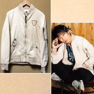 M - M×HTC MA-1ブルゾン UVERworld TAKUYA∞ 着用の通販|ラクマ