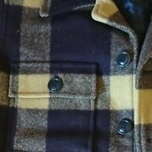 メンズ  チェック アウター  ジャケット美品   メンズのジャケット/アウター(ブルゾン)の商品写真