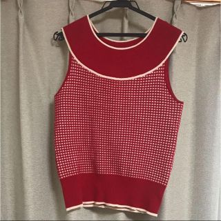 ドットアンドストライプスチャイルドウーマン(Dot&Stripes CHILDWOMAN)のチャイルドウーマン ニットノースリプルオーバー(ニット/セーター)