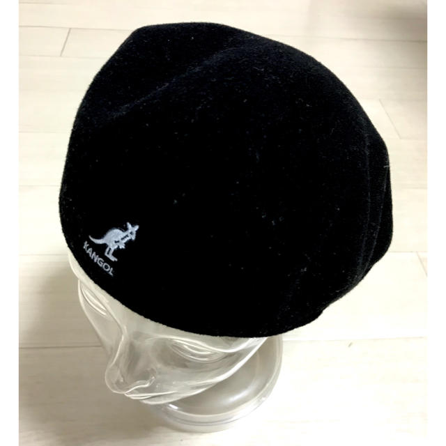 KANGOL(カンゴール)のKANGOL Wool504 ハンチング ベレー帽 ブラック L  メンズの帽子(ハンチング/ベレー帽)の商品写真