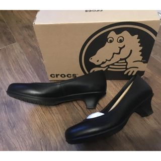 クロックス(crocs)のcrocs パンプス 24cm(ハイヒール/パンプス)