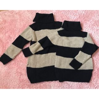 ザラキッズ(ZARA KIDS)のZARA ボーダーニット 2枚セット(ニット)