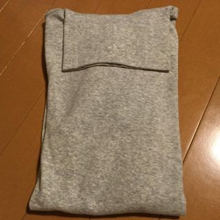 ムジルシリョウヒン(MUJI (無印良品))の無印 タートルネックTシャツ 長袖 ライトグレー XS 新品(カットソー(長袖/七分))