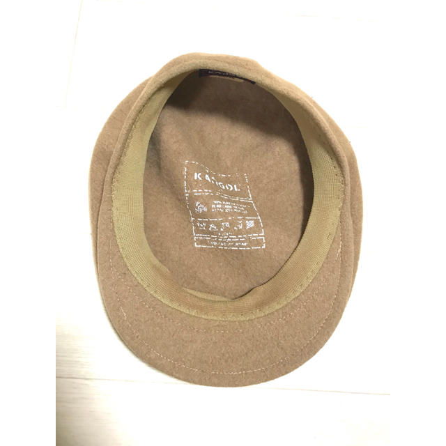 KANGOL(カンゴール)のKANGOL ウール ハンチング キャメル ユニセックス L メンズの帽子(ハンチング/ベレー帽)の商品写真