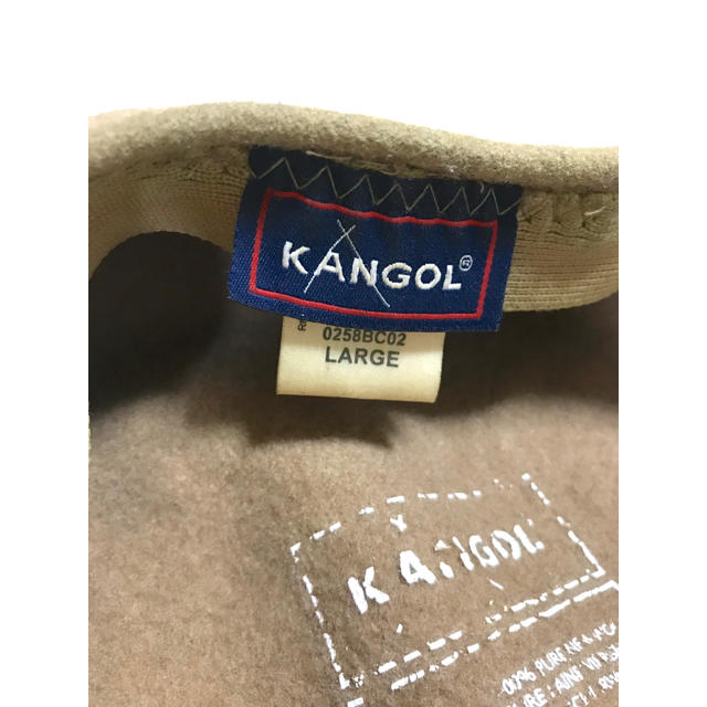 KANGOL(カンゴール)のKANGOL ウール ハンチング キャメル ユニセックス L メンズの帽子(ハンチング/ベレー帽)の商品写真