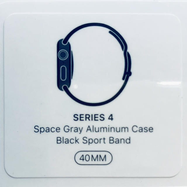 新品未開封】Apple Watch Series 4 GPSモデル 40mm 新品未開封】Apple Watch Series 4 GPSモデル 40mm