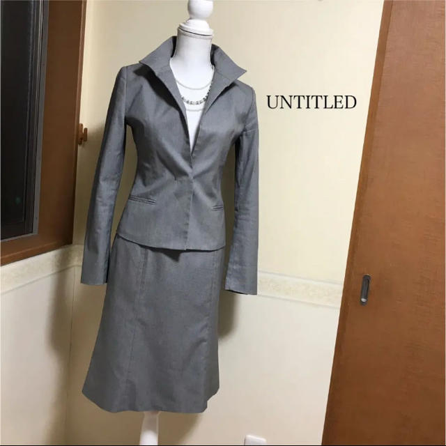 UNTITLED(アンタイトル)のUNTITLED スーツ ビジネス フォーマル Mサイズ レディースのフォーマル/ドレス(スーツ)の商品写真