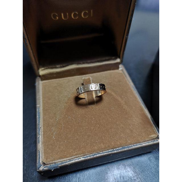 Gucci(グッチ)のGUCCI アイコンリング ピンクゴールド 9号 レディースのアクセサリー(リング(指輪))の商品写真