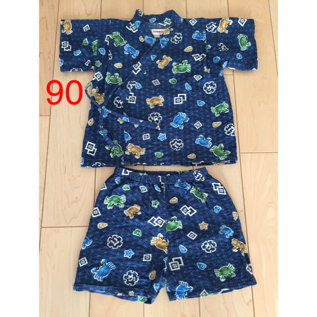 90サイズ CORNEIUE 甚平  キッズ/ベビー/マタニティのキッズ服男の子用(90cm~)(甚平/浴衣)の商品写真