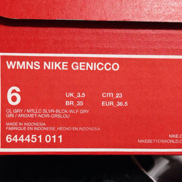 NIKE(ナイキ)のナイキ ジニコ レディースの靴/シューズ(スニーカー)の商品写真