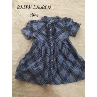 ラルフローレン(Ralph Lauren)のラルフローレン ブルーチェックワンピース (ワンピース)