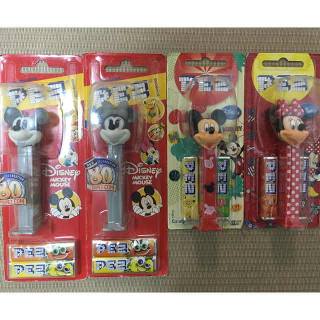 Disney(ディズニー)のPEZ ペッツ 4本セット ミッキー、ミニー エンタメ/ホビーのコレクション(その他)の商品写真