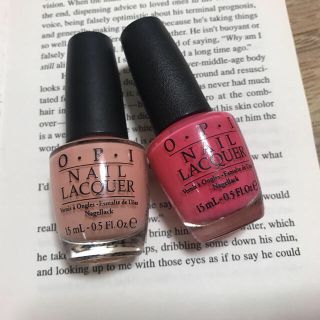 オーピーアイ(OPI)のOPI マニキュア ピンク系 2本セット(マニキュア)