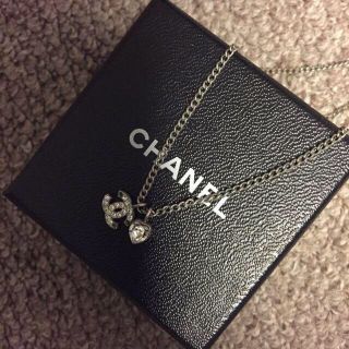 シャネル(CHANEL)の値下！シャネルハートストーンネックレス(ネックレス)