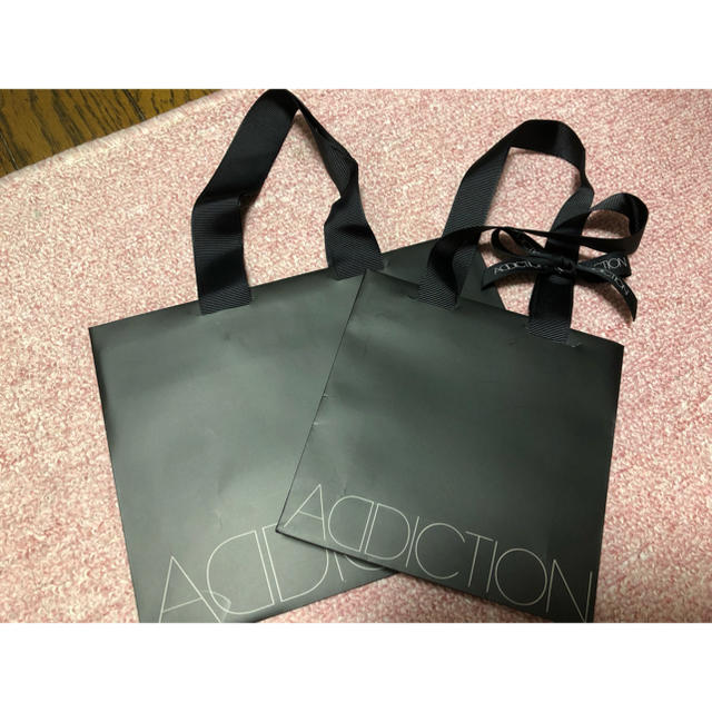 ADDICTION(アディクション)のADDICTION ショッパー 中小2枚セット レディースのバッグ(ショップ袋)の商品写真