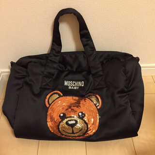 MOSCHINO - 正規品 モスキーノ MOSCHINO テディベア スパンコールマザーズバッグの通販｜ラクマ