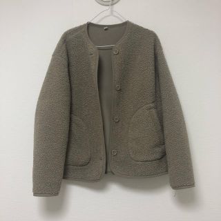 ユニクロ(UNIQLO)のユニクロ ボアブルゾン✖︎レオパードバック専用(ブルゾン)