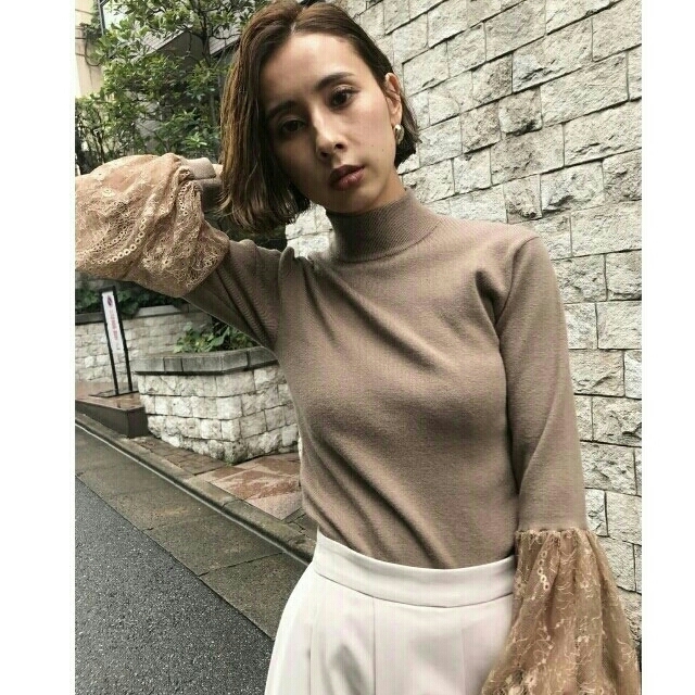 SEE THROUGH BELL KNIT アメリヴィンテージ レースニット