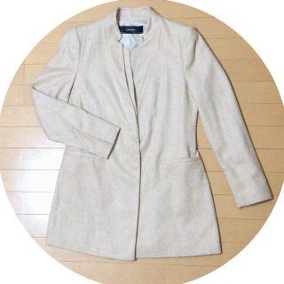 ザラ(ZARA)のZARAザラ／ZARA BASICザラベーシック／ベージュウールコート／Lサイズ(ロングコート)