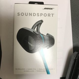 ボーズ(BOSE)のBose soundsport wireless ブルー(ヘッドフォン/イヤフォン)