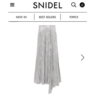 スナイデル(SNIDEL)のSNIDEL シャイニープリーツスカート 2018(ロングスカート)