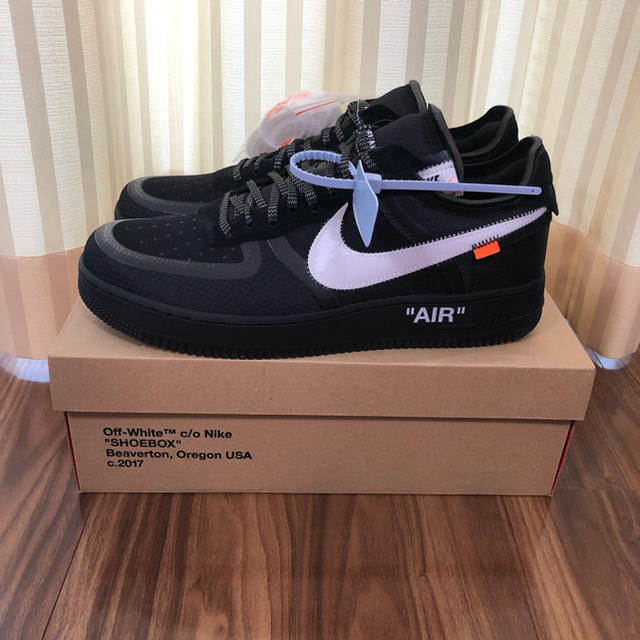 OffWhite激値下 31cm Off White Nike AF1 LOW BLACK 新品