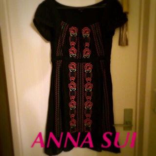 アナスイ(ANNA SUI)のANNA SUI コットンワンピ(ひざ丈ワンピース)