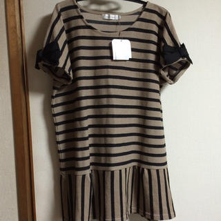 アナトリエ(anatelier)の新品♡クチュールリボンボーダーチュニック(チュニック)