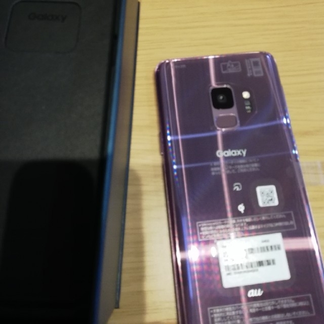 au(エーユー)の新品 未使用 au Galaxy S9 パープル SCV38 SIMロック解除済 スマホ/家電/カメラのスマートフォン/携帯電話(スマートフォン本体)の商品写真