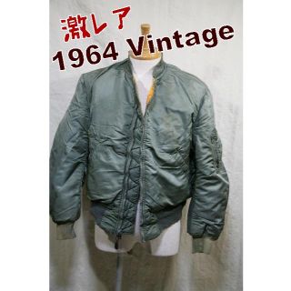 アルファインダストリーズ(ALPHA INDUSTRIES)の超希少VINTAGE MA-1 TYPE-D　CCジッパー(1964)(フライトジャケット)