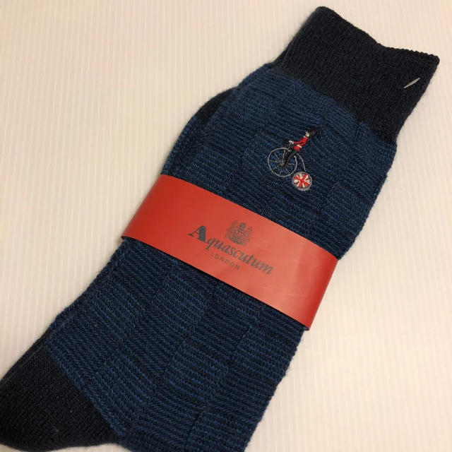 再追加販売 2足 ⭐️ 新品 Aquascutum アクアスキュータム ロンドン刺繍 靴下 通販 ⭐︎新品未使用⭐︎Aquascutum アクアスキュータム ソックス2足セット