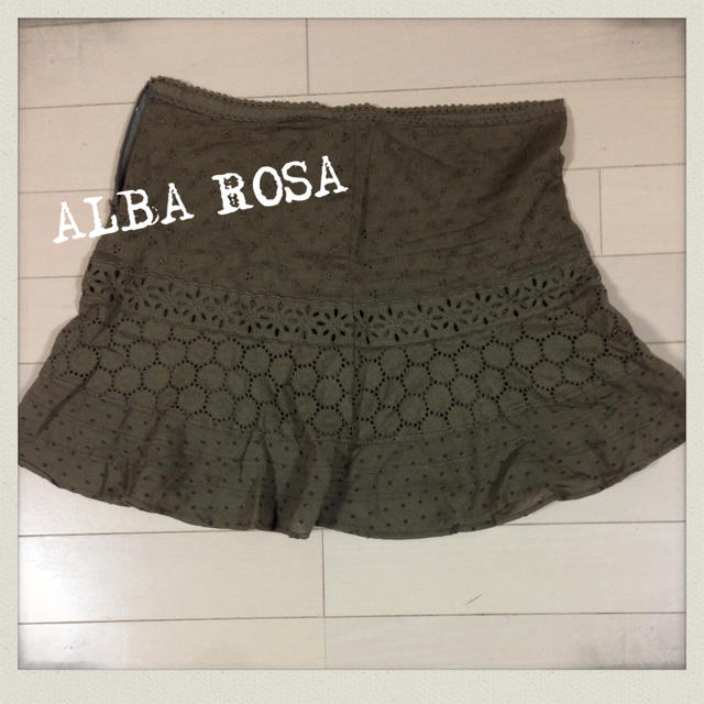 ALBA ROSA(アルバローザ)のALBA ROSAレーススカート レディースのスカート(ミニスカート)の商品写真