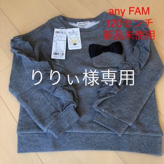 エニィファム(anyFAM)のりりぃ様専用anyFAM 女児トレーナー 120サイズ(Tシャツ/カットソー)