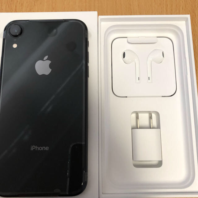 iPhoneXR64GB、ブラック、SIMフリー化済