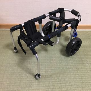 パピヨン4輪歩行器！リハビリ!食事補助!犬の歩行器！介護用!犬用車椅子!