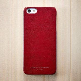 キャサリンハムネット(KATHARINE HAMNETT)のiPhone5S  ケース  本革(iPhoneケース)