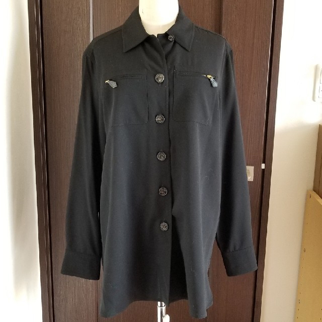 正規品HERMESシャツ黒40サイズ
