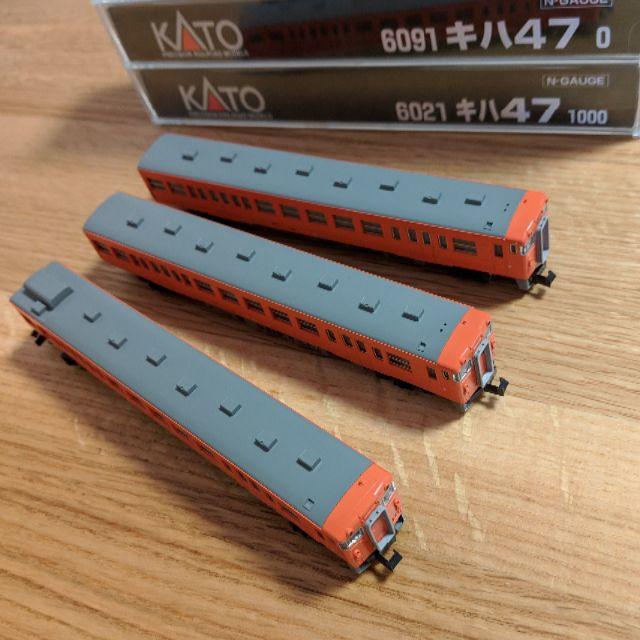 KATO`(カトー)のご購入済み　KATO　キハ47　3両　動力1両つき エンタメ/ホビーのおもちゃ/ぬいぐるみ(鉄道模型)の商品写真