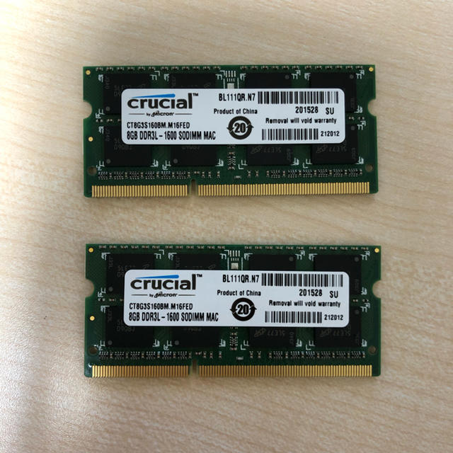 Crucial DDR3L 1600 (PC3 12800)