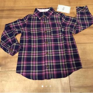 ベベノイユ(BEBE Noeil)の新品 タグ付き‼︎110 BeBe Noeil シャツ(Tシャツ/カットソー)