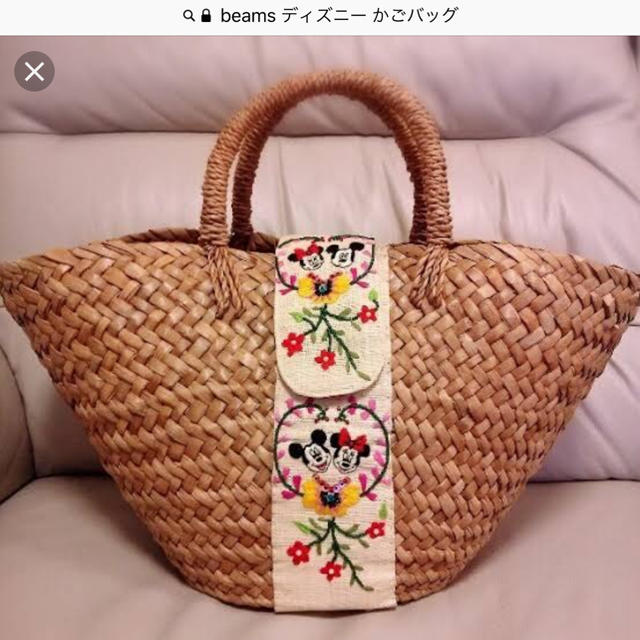 Disney - beams Disney かごバックの通販 by ぴ's shop|ディズニー Disney - beams Disney かごバックの通販 by ぴ's shop|ディズニー