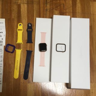 アップルウォッチ(Apple Watch)のApplecare＋付き Apple watch series4 40mm(スマートフォン本体)