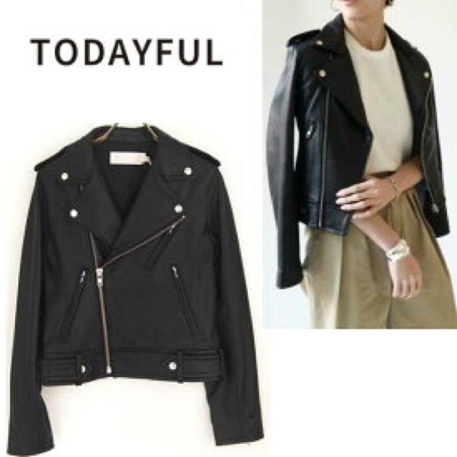 TODAYFUL ラムレザージャケット-