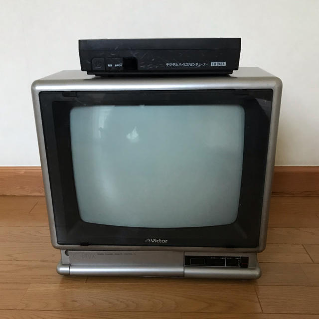 アイオーデータ 地デジチューナー(ジャンク品)ビクター14インチブラウン管テレビ | フリマアプリ ラクマ